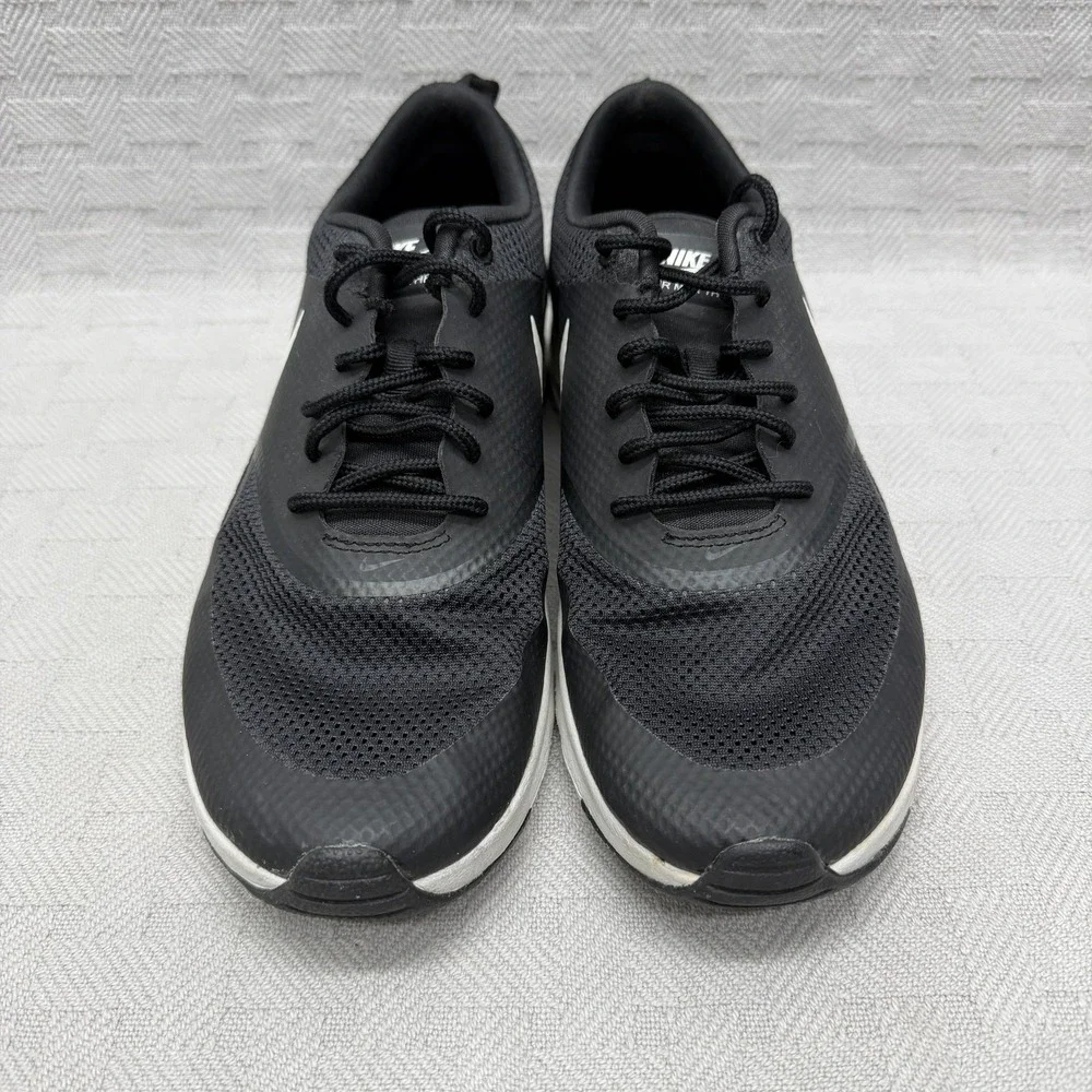 Nike Air Max Thea Shoes Womens Size 7.5‎ Black Mesh Running Cushioned Sneakers